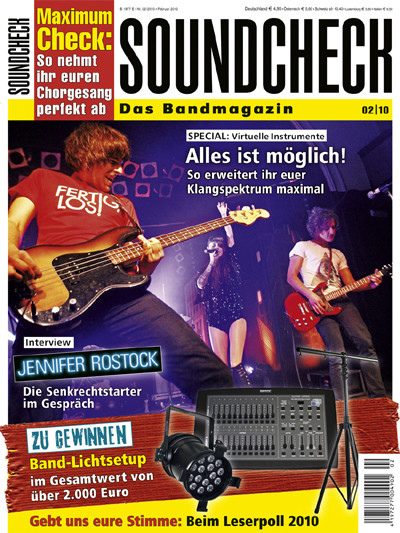 Soundcheck-Magazin: Die regioactive.de-Bands im Februar-Heft